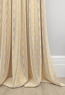 Opulent Scallop, Toffee - Made To Measure Curtains